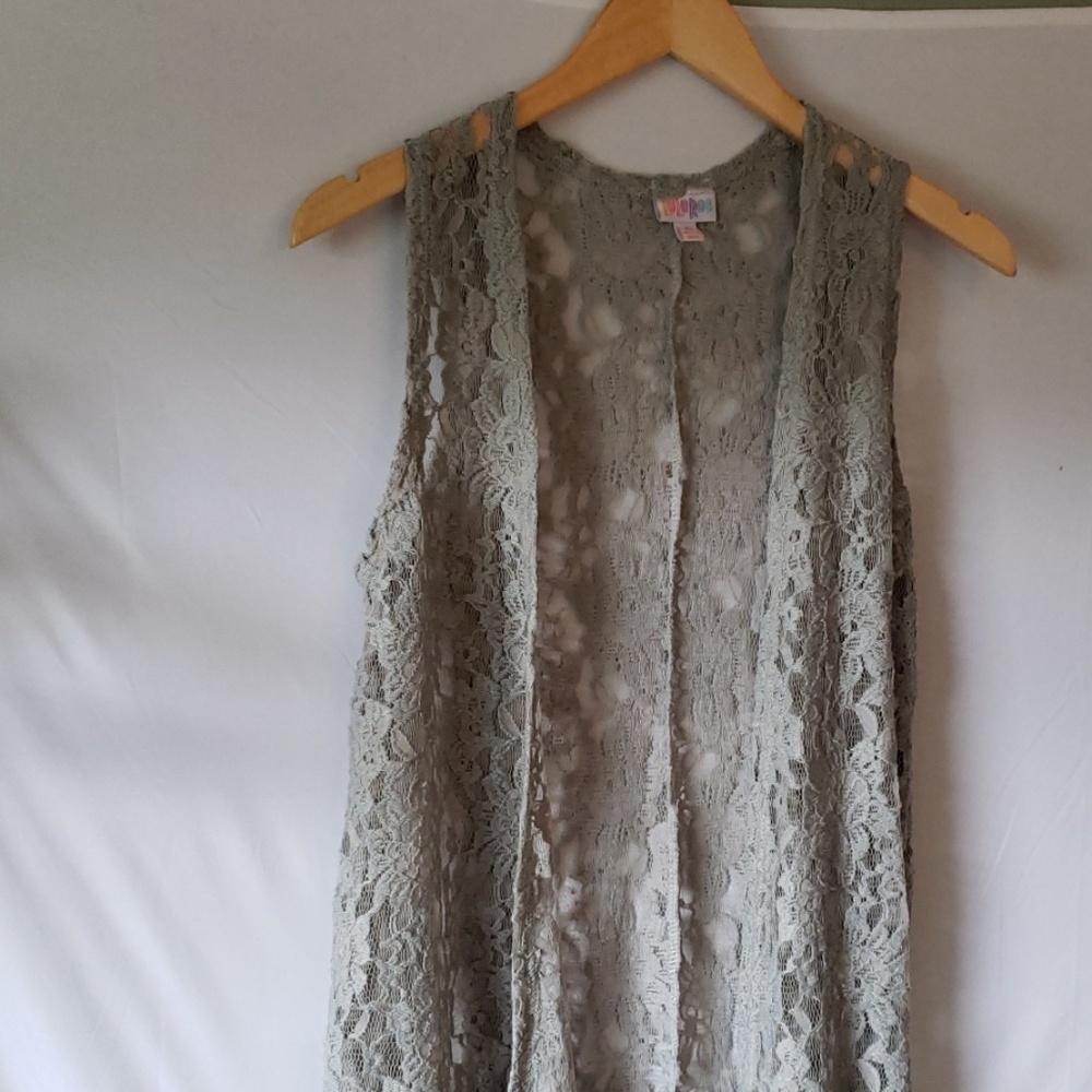 LuLaRoe JOY long vest - Picture 3 of 7